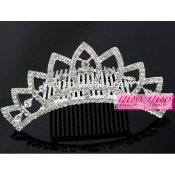 Blume Stirnband Großhandel Prinzessin echten Diamant Braut-Tiara